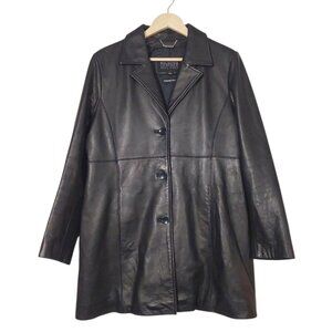 Vintage Wilson's Pelle Studio Thinsulate Leather Jacket Mid-Length Good Cond - L